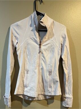 Pink lululemon define jacket light pink